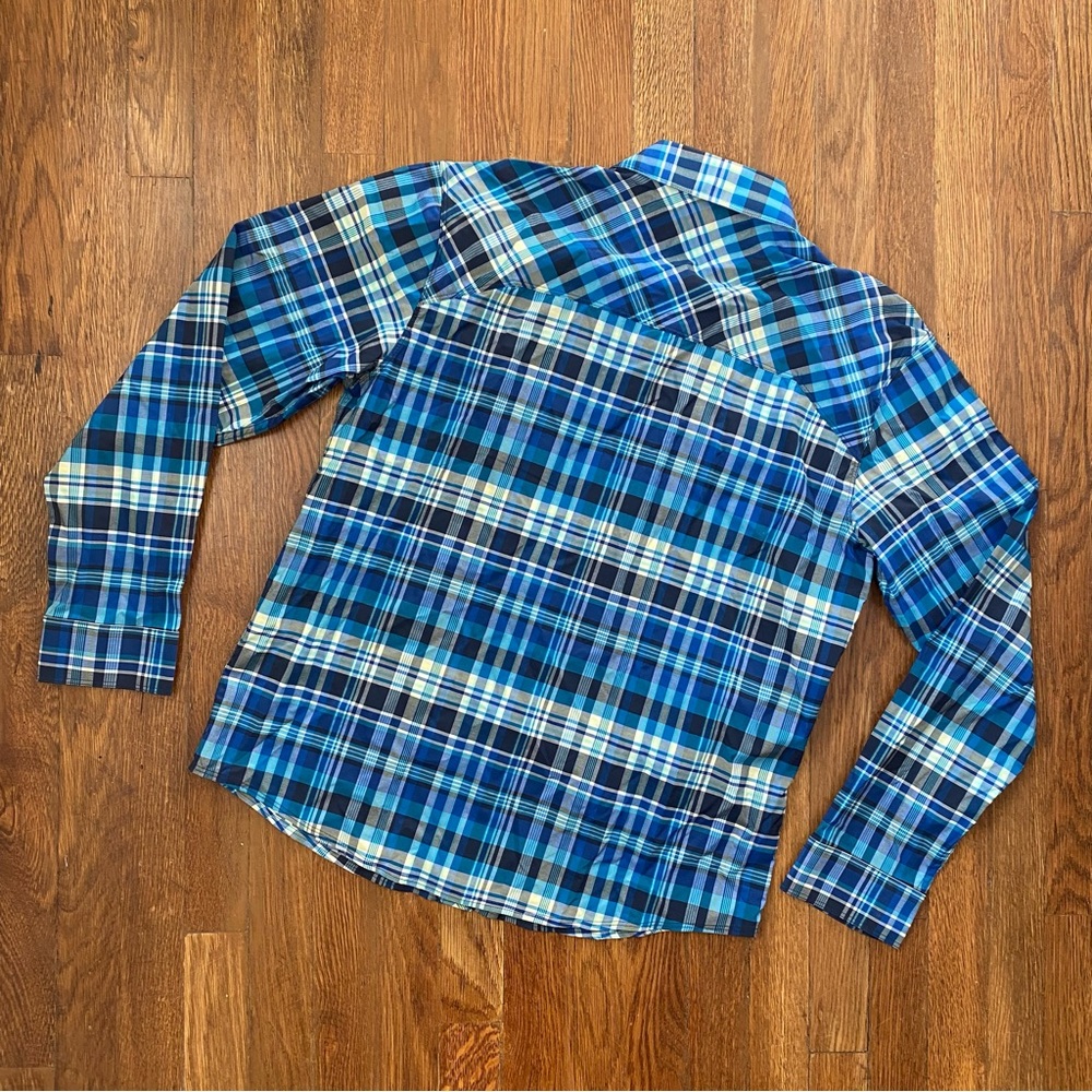 Simms Plaid Button Down Shirt - image 3